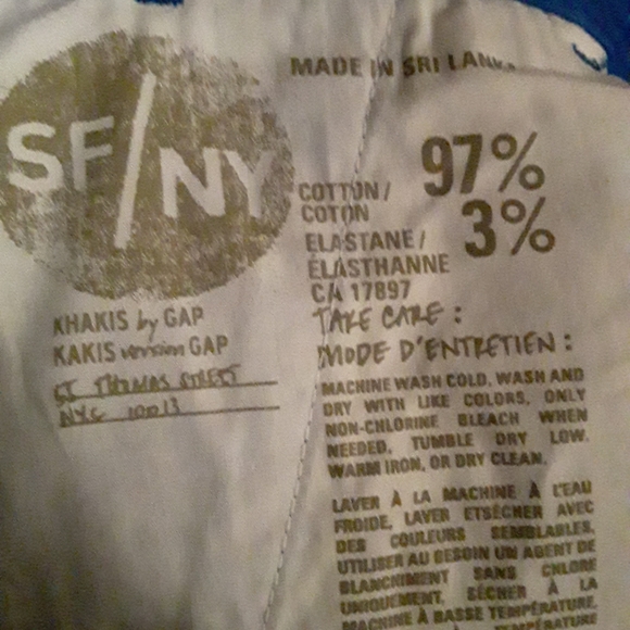 GAP New Womens Plus sz16 Skinny Blue Khaki Pants - Picture 11 of 16